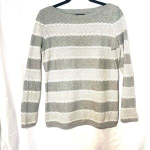 Tommy Hilfiger Heather Gray 100% Cotton Sweater Casual Lightweight Women’s S/P